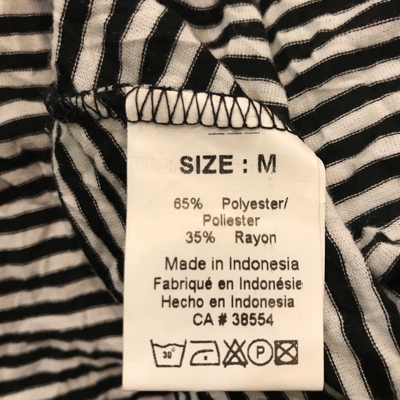 NWOT Taravao Cropped Striped Relaxed Shrug - Picture 7 of 7